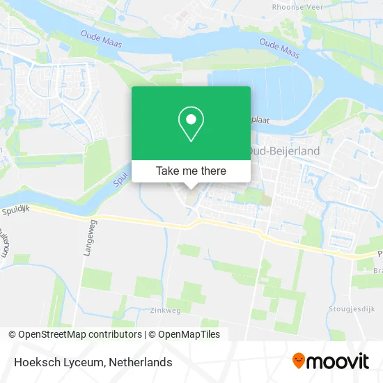 Hoeksch Lyceum map