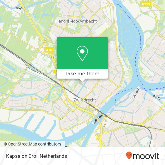 Kapsalon Erol map