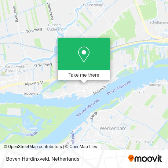 Boven-Hardinxveld map