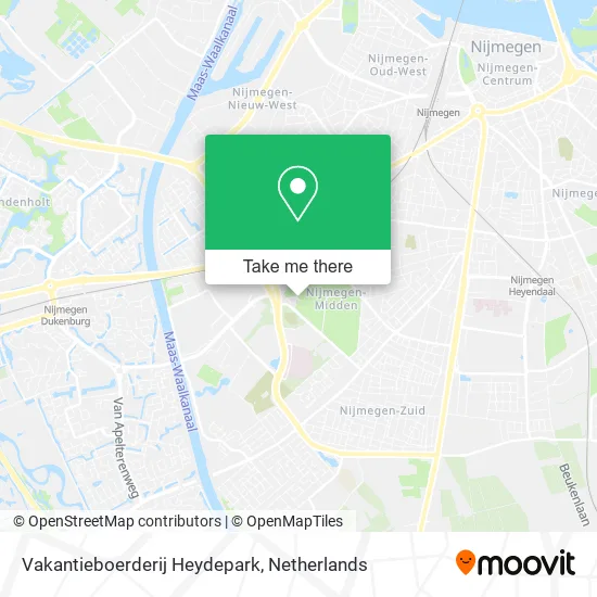 Vakantieboerderij Heydepark map