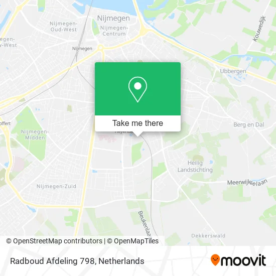 Radboud Afdeling 798 map
