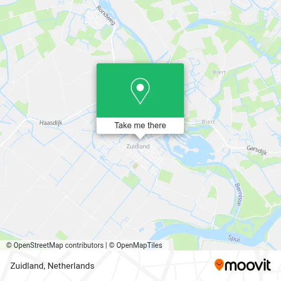 Zuidland map
