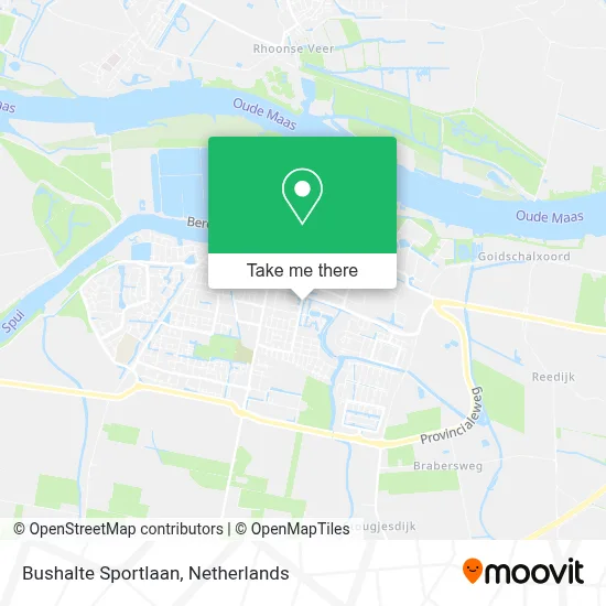 Bushalte Sportlaan map