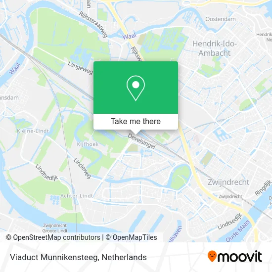 Viaduct Munnikensteeg map