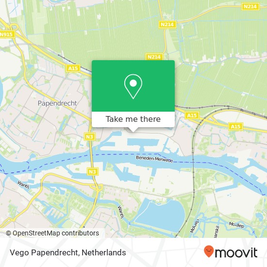 Vego Papendrecht map