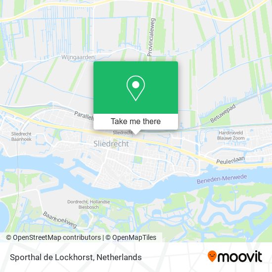 Sporthal de Lockhorst Karte