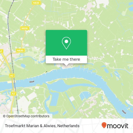 Troefmarkt Marian & Alwies map