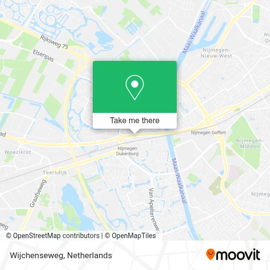 Wijchenseweg map