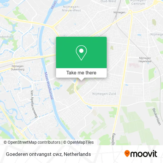 Goederen ontvangst cwz map