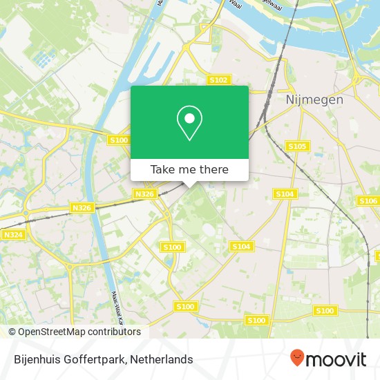Bijenhuis Goffertpark Karte
