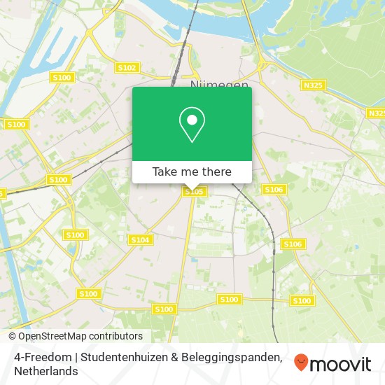 4-Freedom | Studentenhuizen & Beleggingspanden Karte