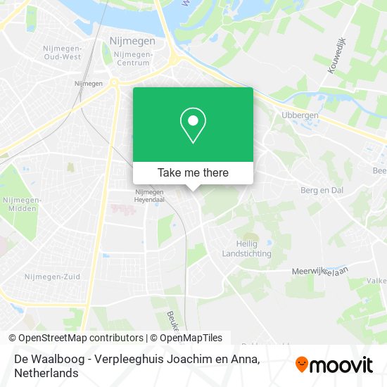 De Waalboog - Verpleeghuis Joachim en Anna map