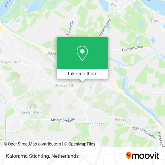 Kalorama Stichting map