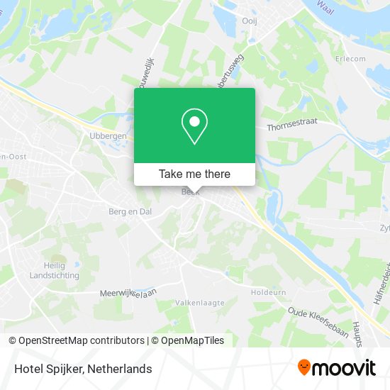 Hotel Spijker map