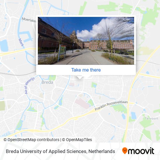 Breda University of Applied Sciences map