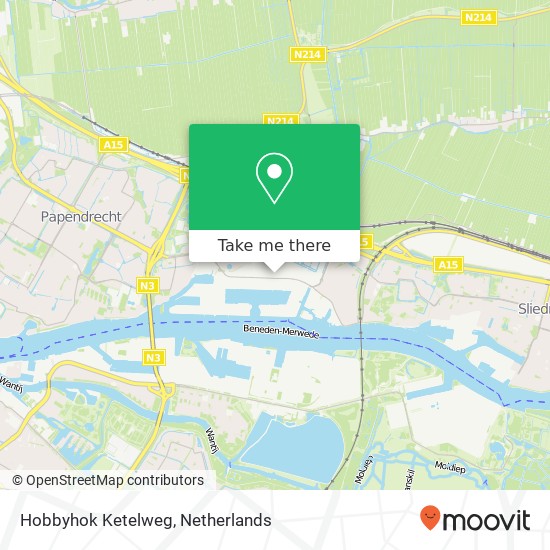 Hobbyhok Ketelweg map