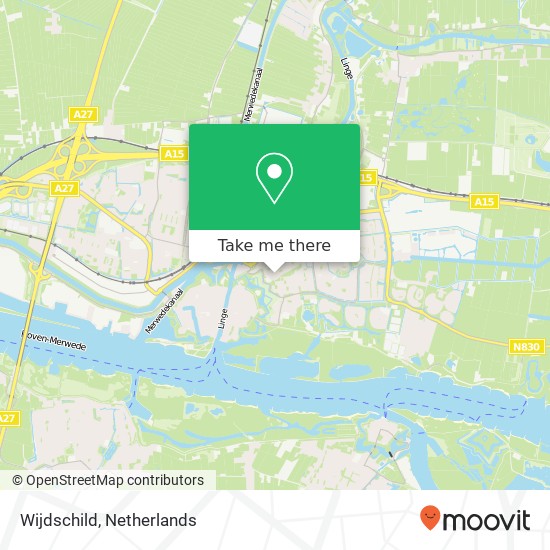 Wijdschild map