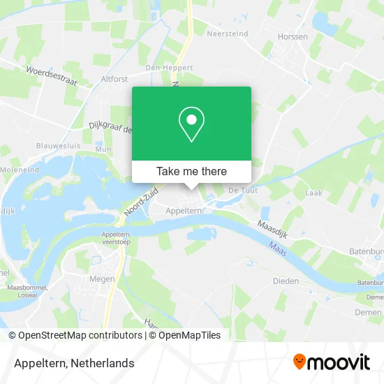 Appeltern map