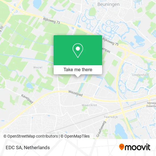 EDC SA map