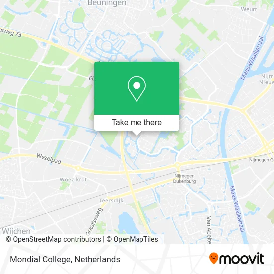 Mondial College map