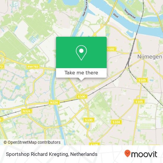 Sportshop Richard Kregting map