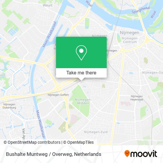 Bushalte Muntweg / Overweg map