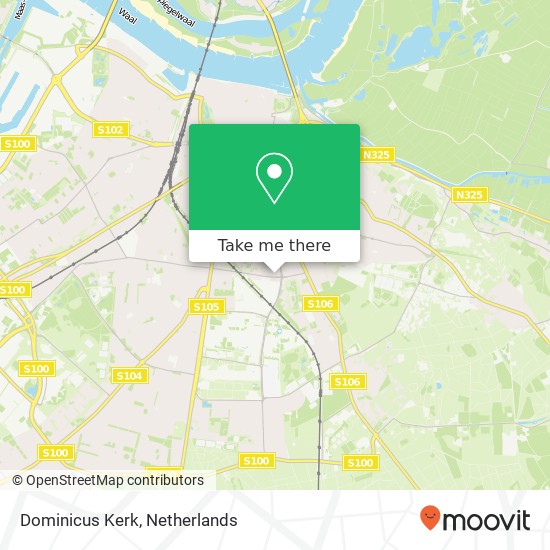 Dominicus Kerk map