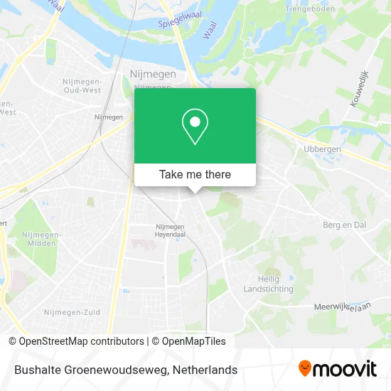 Bushalte Groenewoudseweg map