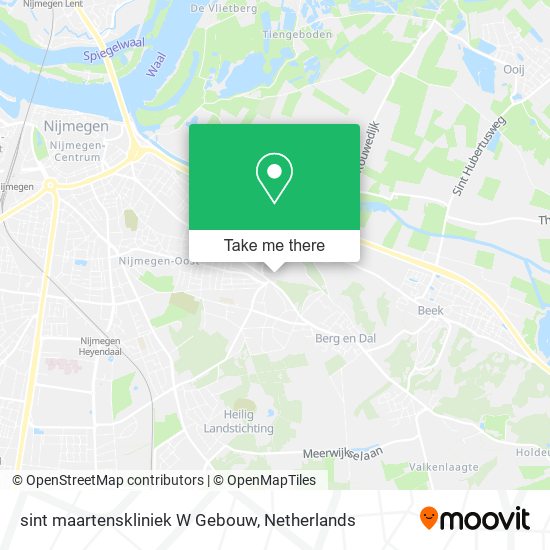 sint maartenskliniek W Gebouw map