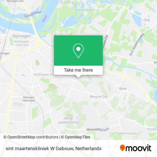 sint maartenskliniek W Gebouw map