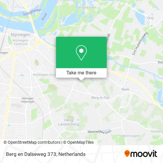 Berg en Dalseweg 373 map