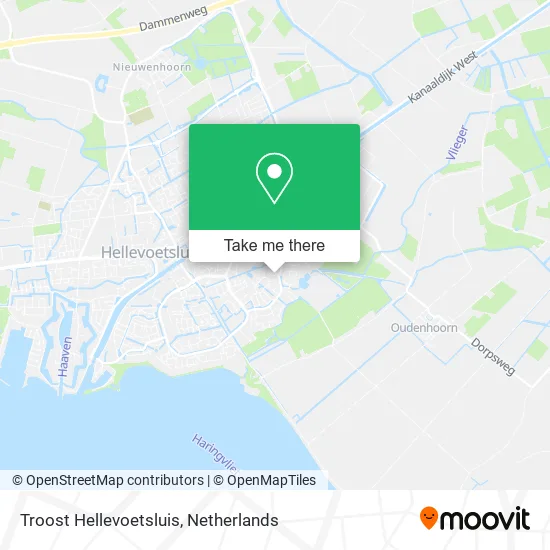 Troost Hellevoetsluis map