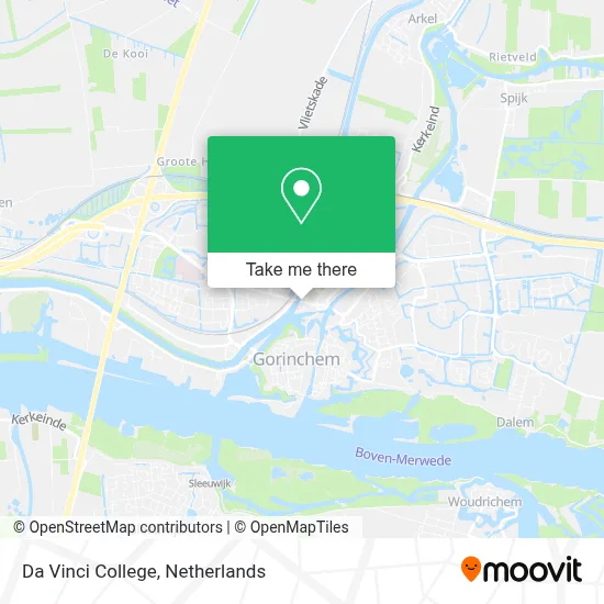 Da Vinci College map