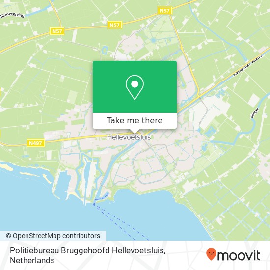 Politiebureau Bruggehoofd Hellevoetsluis map