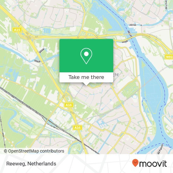 Reeweg map