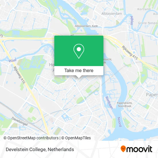 Develstein College map