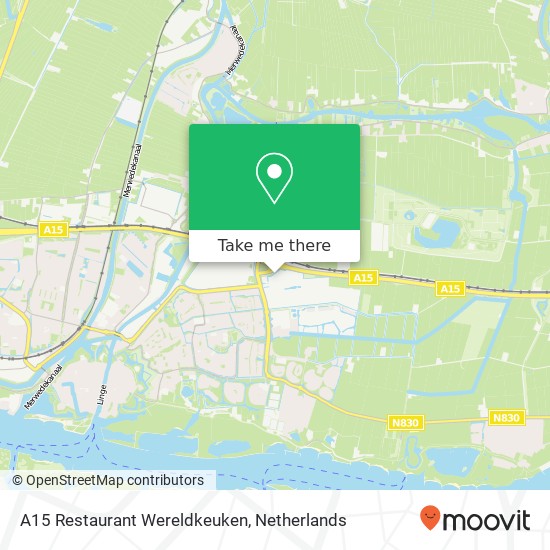 A15 Restaurant Wereldkeuken map