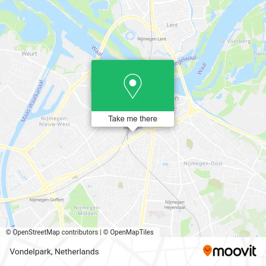 Vondelpark map