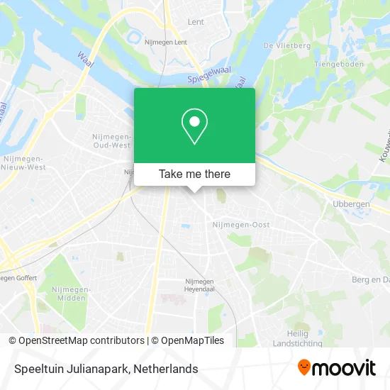Speeltuin Julianapark map