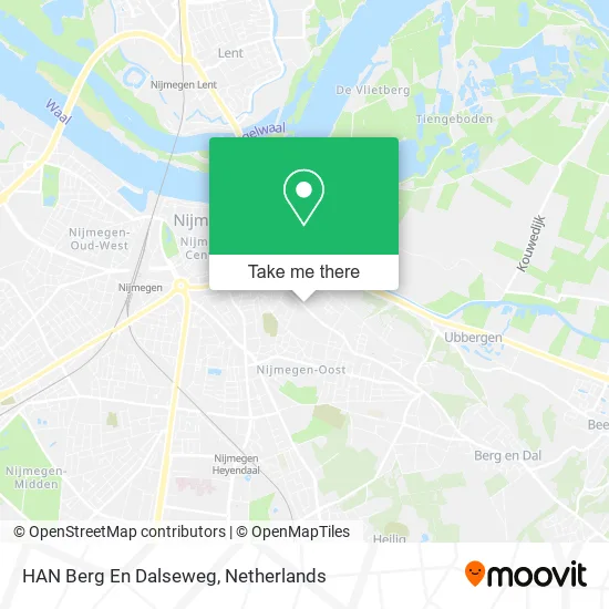 HAN Berg En Dalseweg map