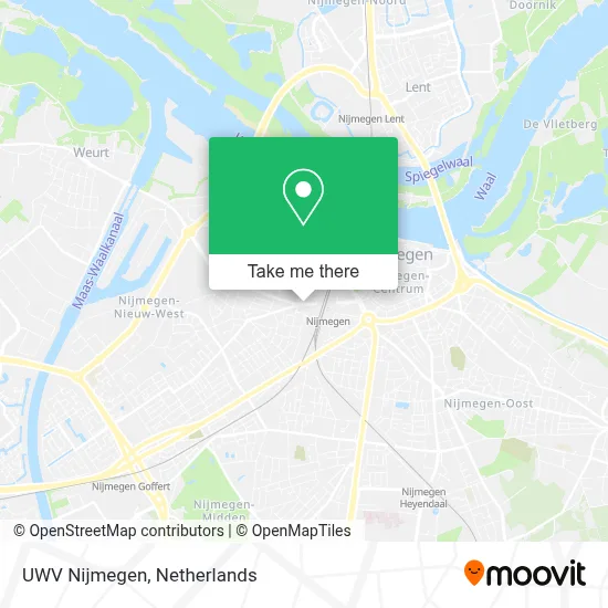 UWV Nijmegen map