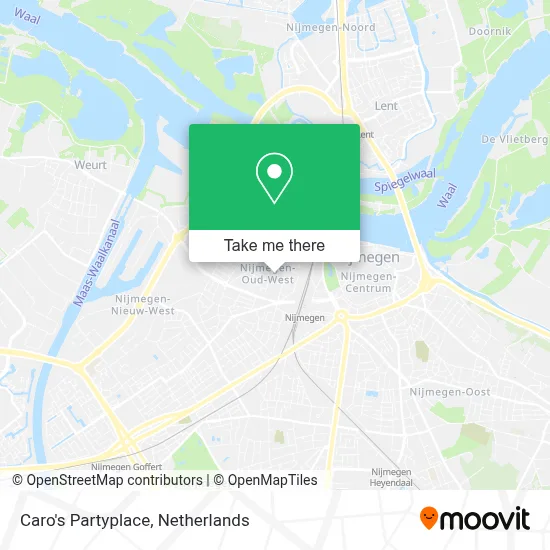 Caro's Partyplace map