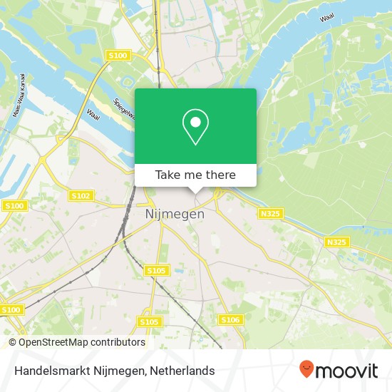 Handelsmarkt Nijmegen map