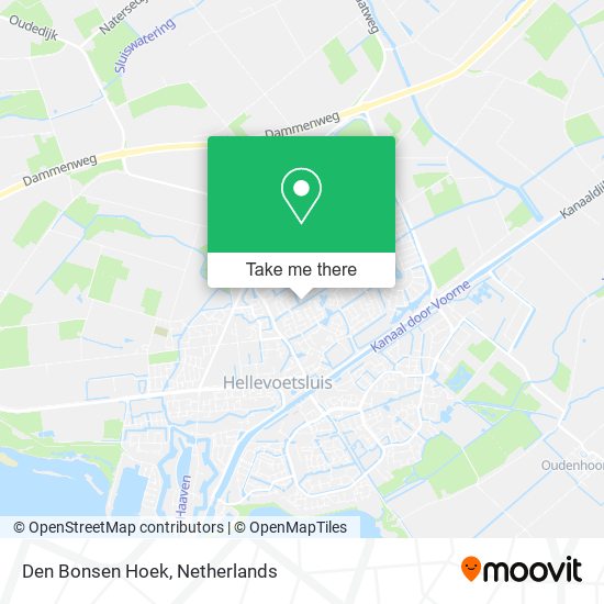 Den Bonsen Hoek map