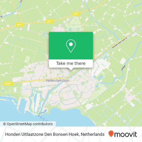 Honden Uitlaatzone Den Bonsen Hoek map