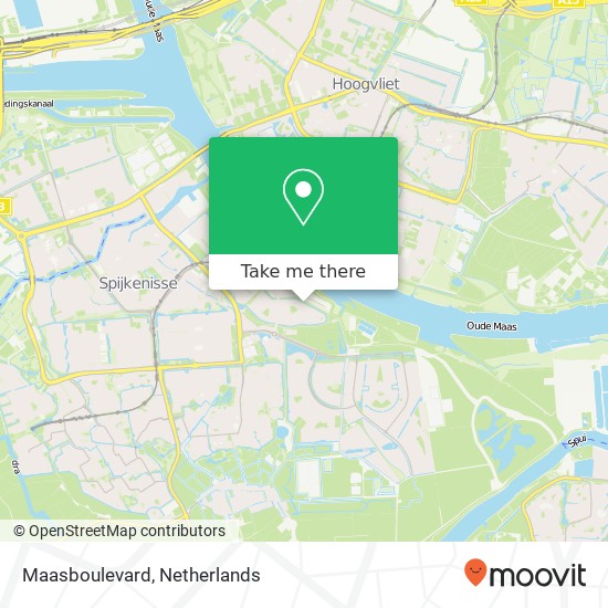 Maasboulevard map