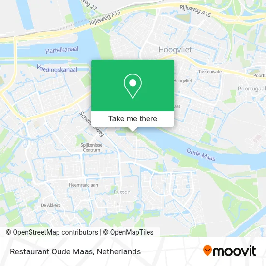 Restaurant Oude Maas map