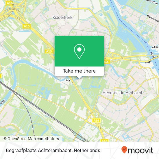 Begraafplaats Achterambacht map