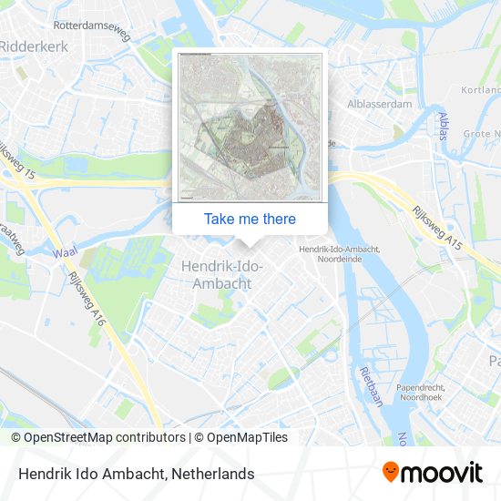 Hendrik Ido Ambacht map