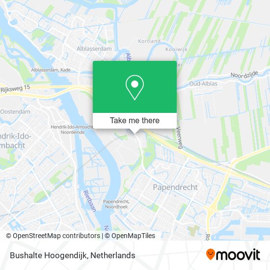 Bushalte Hoogendijk Karte